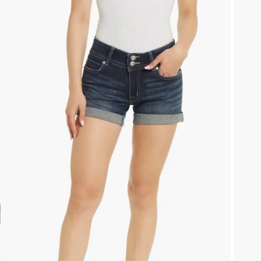Hudson Ruby Mid Thigh Jean Shorts Womens NWT. - Picture 2 of 10